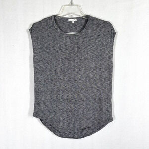 Rag And Bone Knit Top Muscle Tee S Cut Out Drape Back Detail Pullover Casual